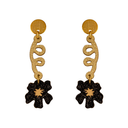 Aretes Susanita dorados y largos