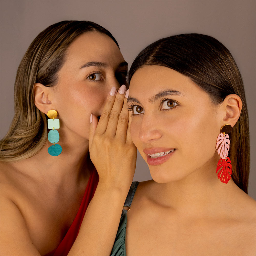 monstera-rojo-aretes-para-mujer-modelos