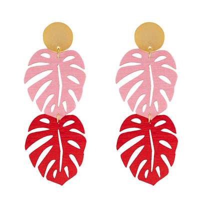 Aretes Monstera