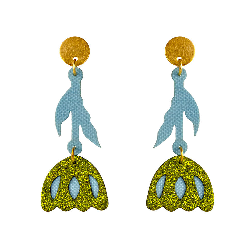 Aretes Tulipán coloridos y ultraligeros 