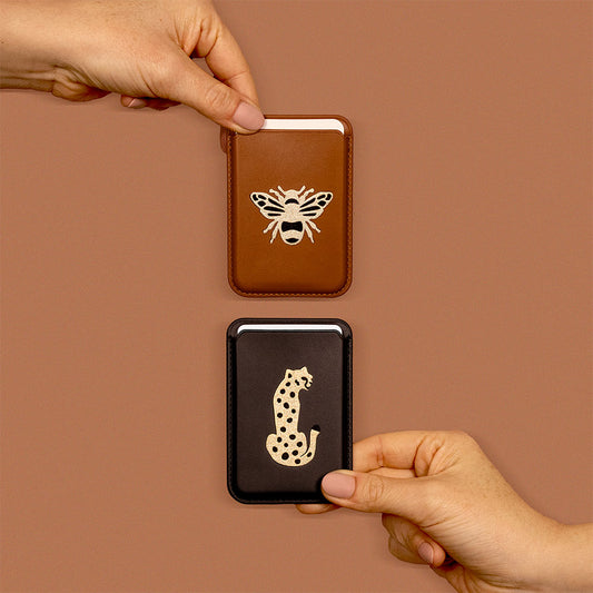 PORTADOCUMENTOS LEOPARDO NEGRO