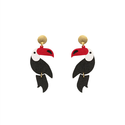 aretes-tucan-selva-tropical-color-minimalina